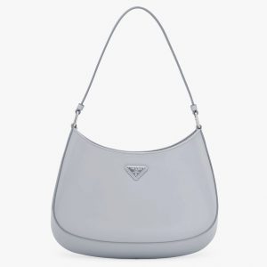 Meilleure fausse sac Prada Cleo petit modèle en bleu