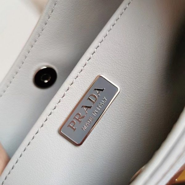 Meilleure fausse sac Prada Cleo petit modèle en bleu – Image 4