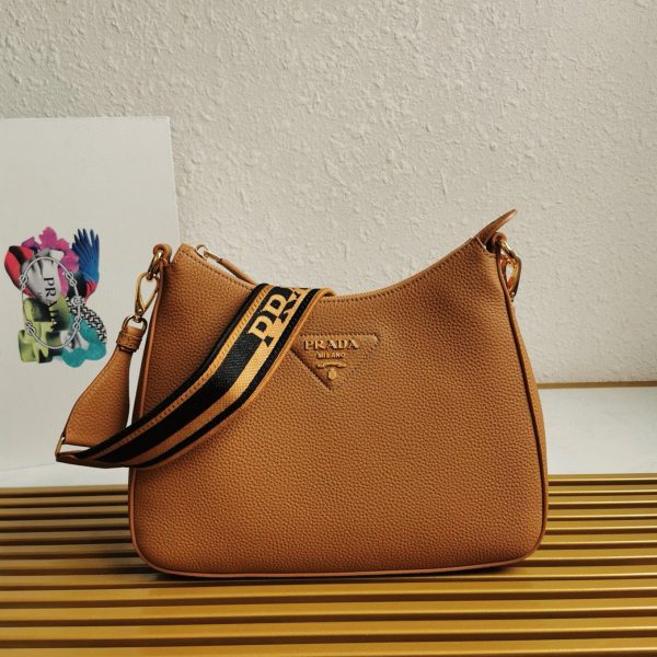 Réplique sac bandoulière de créateur Prada en marron – Image 5
