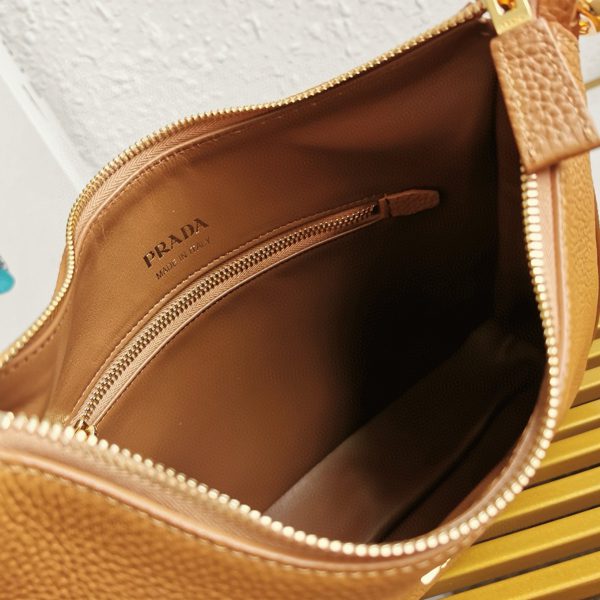 Réplique sac bandoulière de créateur Prada en marron – Image 4