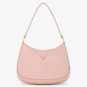 Faux sac Prada Cleo petit modèle en rose
