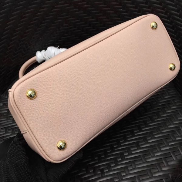 Fausse version du sac Prada Galleria moyen format en rose – Image 8