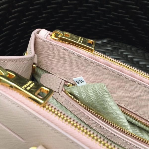 Fausse version du sac Prada Galleria moyen format en rose – Image 3