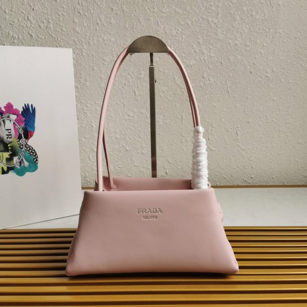 Faux sac bandoulière Prada Supernova petit modèle en rose – Image 3
