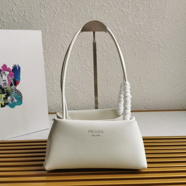 Contrefaçon sac bandoulière Prada Supernova petit modèle en blanc – Image 5