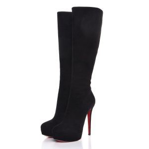 Christian Louboutin Bottes Hautes Bianca en Daim 140MM