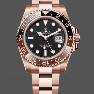 Rolex GMT-Master II 126715CHNR Cadran Noir Boîtier Everose 40MM Montre Réplique Homme