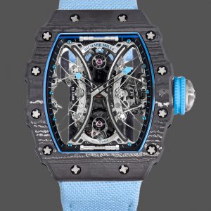 Richard Mille RM 53-01 Tourbillon Pablo Mac Donough Bracelet tissu bleu