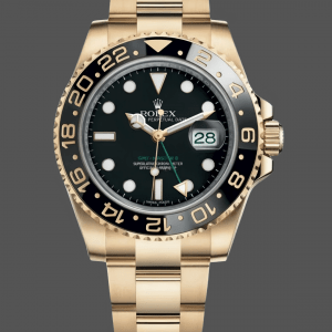 Rolex GMT Master II 40mm Cadran Noir 116718LN Or Jaune 18k Montre Homme