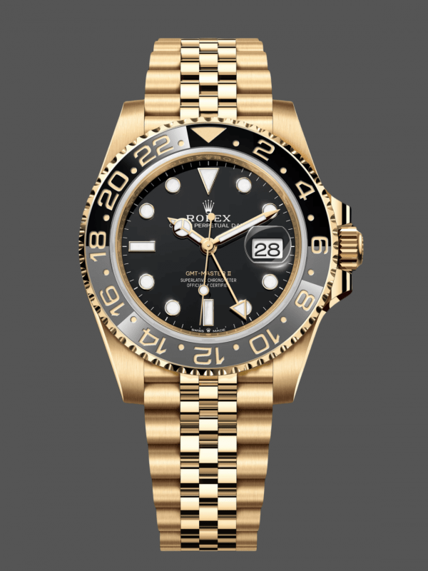 Rolex GMT Master II 40mm m126718grnr 0001 Bracelet Oyster Cadran Noir Montre Réplique Homme