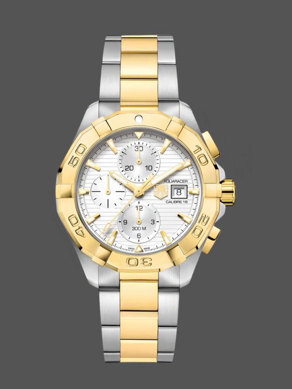 Tag Heuer Aquaracer Chronographe CAY2121.BB0923 43mm Or/Argent