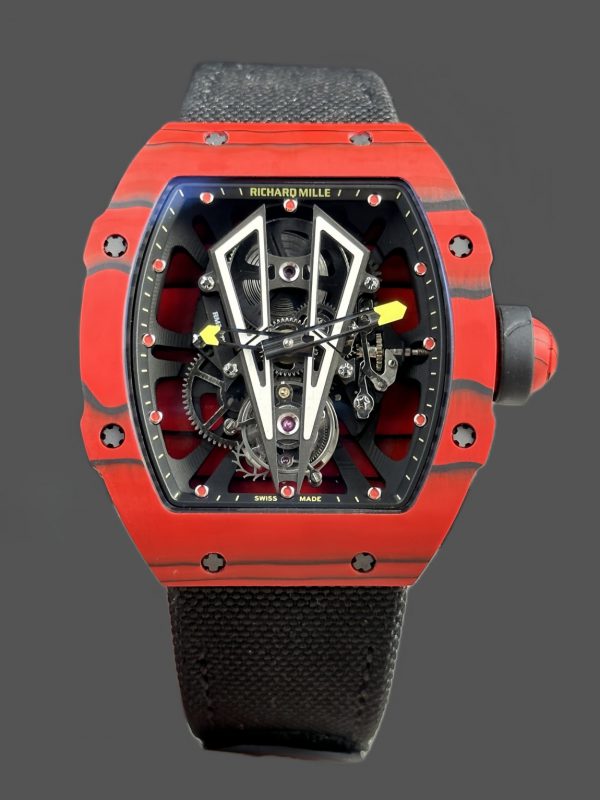 Richard Mille RM27-03 Tourbillon Rafael Nadal Rouge Quartz TPT Édition Rouge Carbone