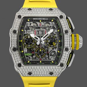Richard Mille RM 011 03 Acier Inoxydable & Or 18K Lunette diamant