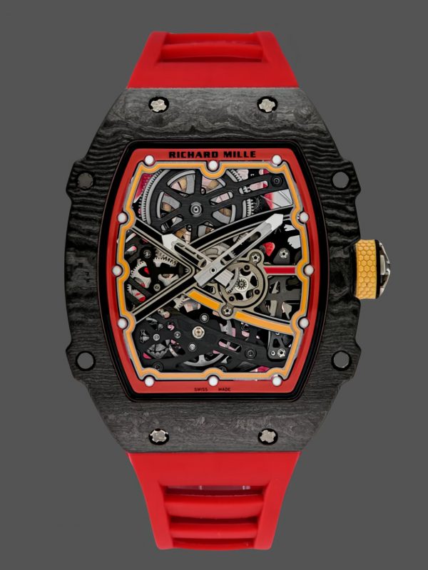 Richard Mille RM 67-02 Extra Plat Carbone TPT Italie Rouge Jaune