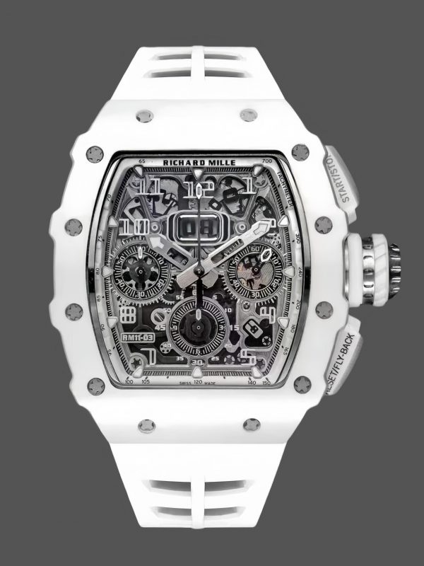 Richard Mille RM 11-03 Titane Chronographe Flyback Automatique Blanc