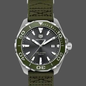 Tag Heuer Aquaracer Cadran Gris Montre Homme WAY101L.FC8222 Quartz 43mm