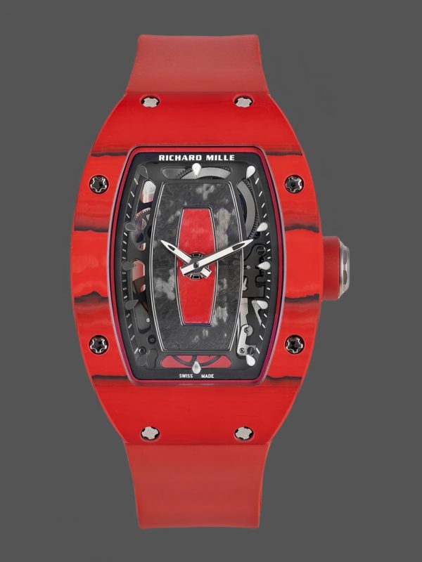 Richard Mille RM07-01 Automatique Racing Rouge Carbone Édition limitée 46mm Montre Femme