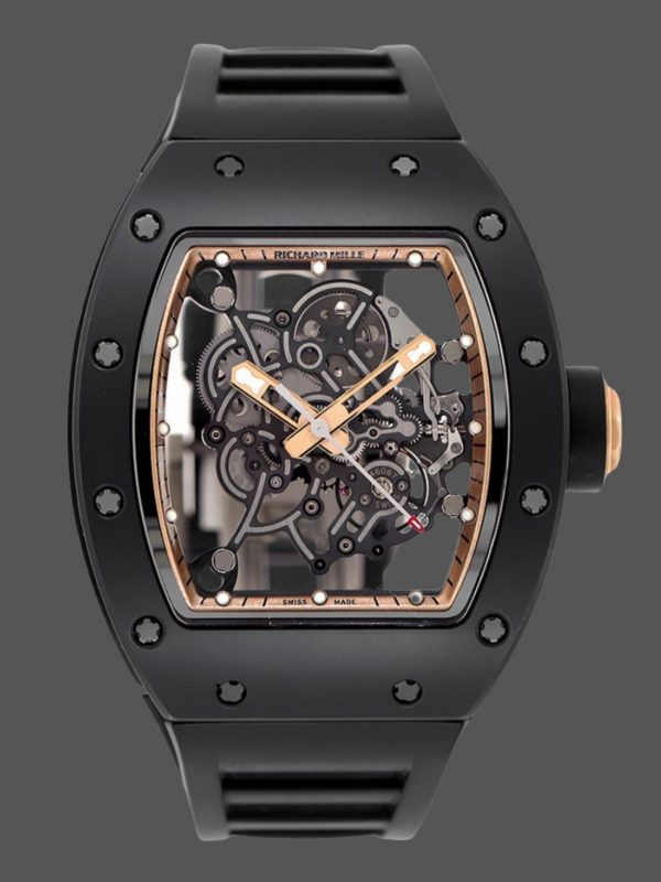 Richard Mille RM 055 Bubba Watson Cadran transparent 50 mm