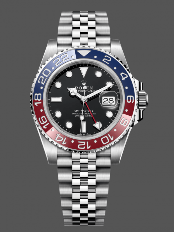 Rolex GMT-Master II 126710BLRO Acier Inox Cadran Noir 40MM Montre Réplique Homme
