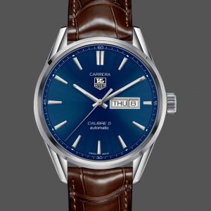 TAG Heuer Carrera Calibre 5 Date Jour Cadran Bleu WAR201E.FC6291