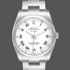 Rolex Oyster Perpetual Air-King 114200 Cadran Blanc 34mm Réplique Unisexe