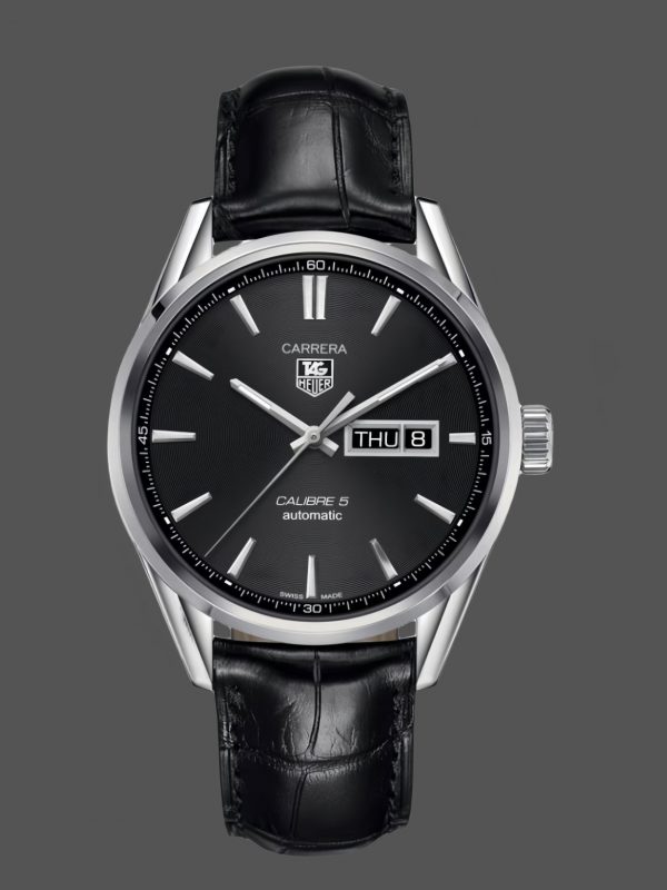 Tag Heuer Carrera Calibre 5 Acier & Cuir WAR201A.FC6266