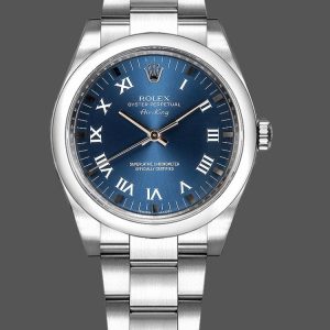 Rolex Oyster Perpetual Air-King 114200 Cadran Bleu 34mm Réplique Unisexe