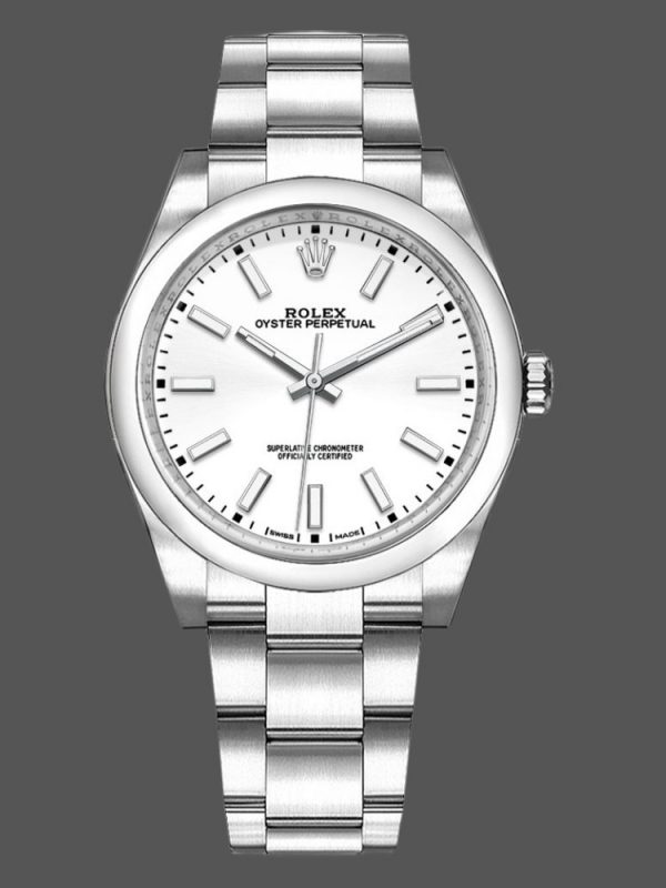 Rolex Oyster Perpetual Air-King 114200 Cadran Index Blanc 34mm Réplique Unisexe