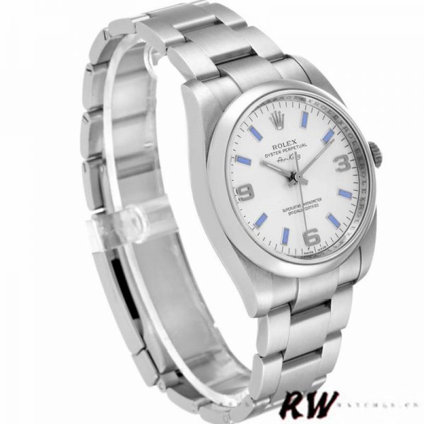 Rolex Oyster Perpetual Air-King 114200 Cadran Argent 34mm Réplique Unisexe – Image 5