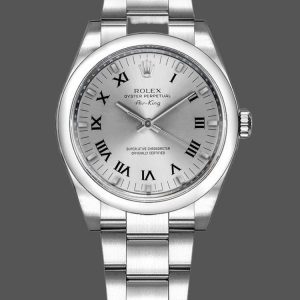 Rolex Oyster Perpetual Air-King 114200 Cadran Argent 34mm Réplique Unisexe