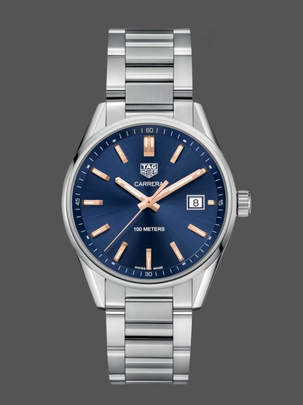 Tag Heuer Carrera Cadran Bleu Montre Femme Quartz Luxe WAR1112.BA0601