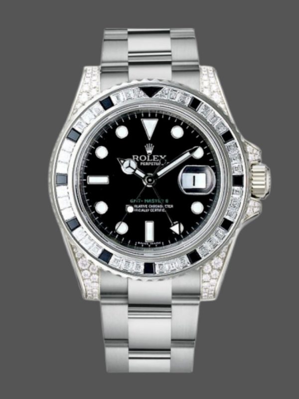 Rolex GMT Master II 116759SANR Cadran Noir 40mm Montre Réplique Homme