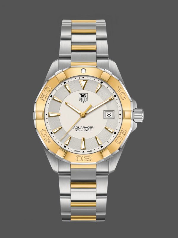 Tag Heuer Aquaracer 18kt Or Jaune Acier Inoxydable WAY1151.BD0912 Montre