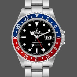 Rolex GMT-Master II 16710 Cadran Noir Lunette Pepsi Rouge Bleue 40MM Montre Réplique Homme