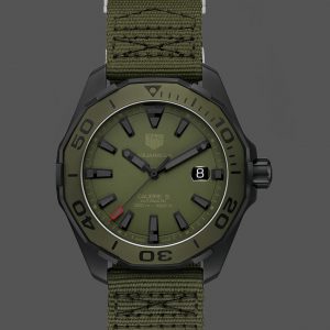 Tag Heuer Aquaracer Cadran Mat Kaki Automatique WAY208E.FC8222 43mm
