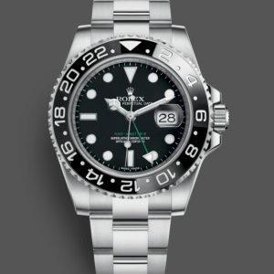 Rolex GMT-Master II 116710LN Cadran Noir Boîtier Acier Inox 40mm Montre Réplique Homme