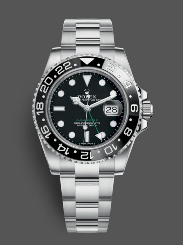 Rolex GMT-Master II 116710LN Cadran Noir Boîtier Acier Inox 40mm Montre Réplique Homme