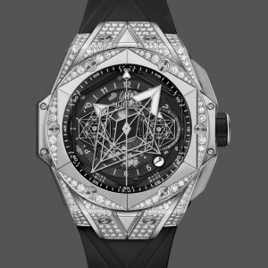 418.NX.1107.RX.1604.MXM20 Hublot Big Bang Sang Bleu II Titane Pavé
