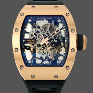Richard Mille RM 035 Toro Noir Nadal Or rose Réplique montre