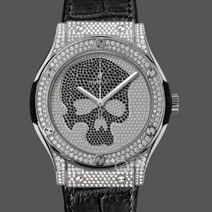 Hublot Classic Fusion Skull Titane Full Pavé 511.NX.9000.LR.1704.SKULL 45mm