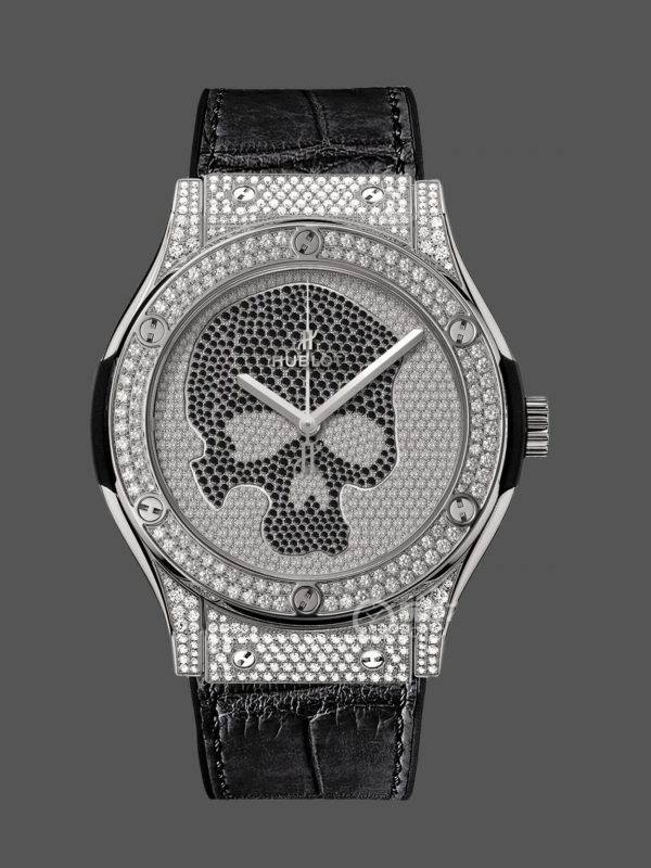 Hublot Classic Fusion Skull Titane Full Pavé 511.NX.9000.LR.1704.SKULL 45mm