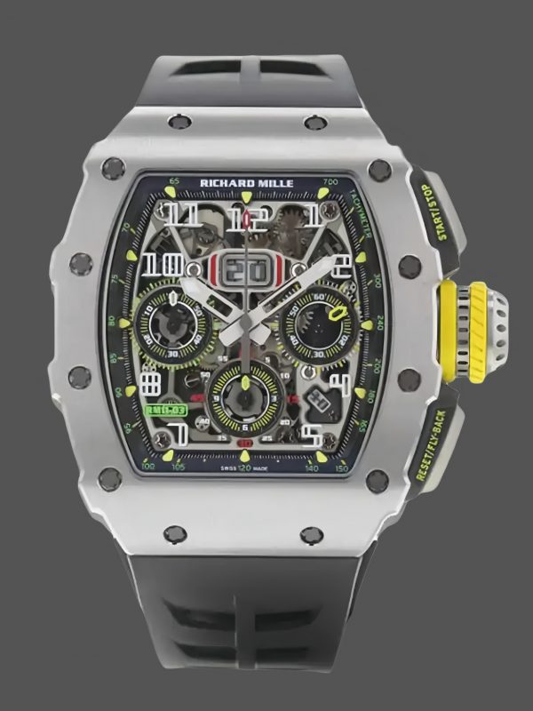 Richard Mille RM 11-03 Chronographe Flyback Automatique Montre Argent