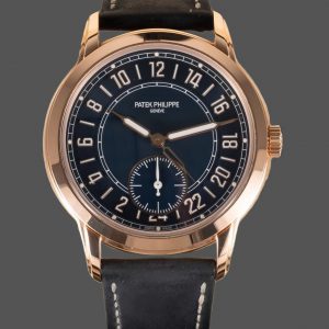 Patek Philippe Complications Or rose Cadran bleu 5224R 001 Réplique 42mm