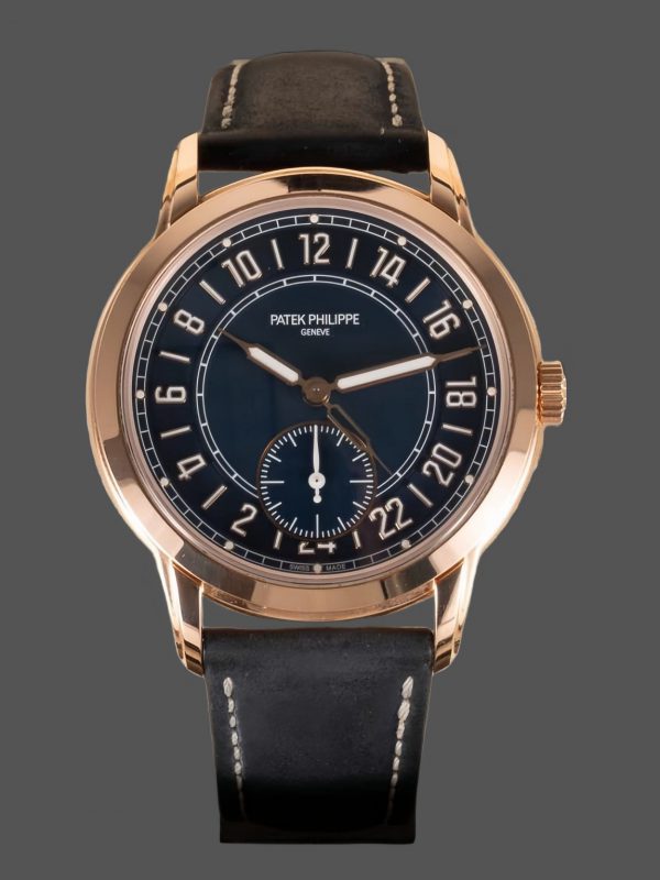 Patek Philippe Complications Or rose Cadran bleu 5224R 001 Réplique 42mm
