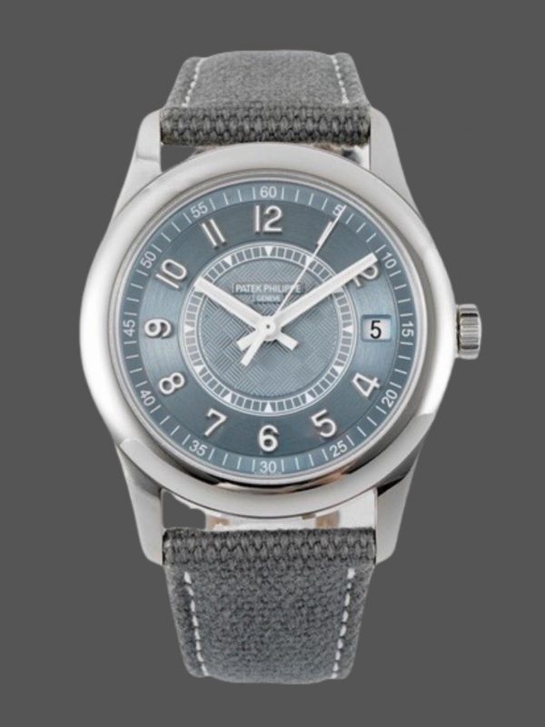 Réplique Patek Philippe Édition Limitée Calatrava 6007A 001 Cadran Bleu Montre Homme 40mm