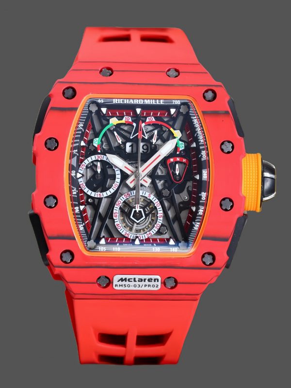 Richard Mille RM 50-04 Tourbillon Chronographe à rattrapante Kimi Raikkonen Rouge