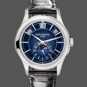 Réplique Patek Philippe Complications Calendrier Annuel Or Blanc 5205G 013 Montre Homme 40mm