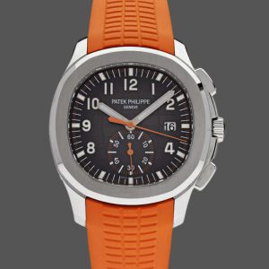 Réplique Patek Philippe Aquanaut 5968A 001 Chronographe Bracelet Caoutchouc Orange 42mm