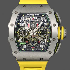 Richard Mille RM 11 03 Titane Cadran squelette Bracelet jaune