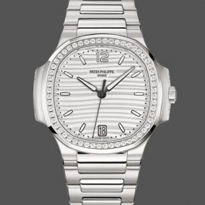Patek Philippe Nautilus Automatique Cadran Blanc Sertie de Diamants 7118 1200A 010